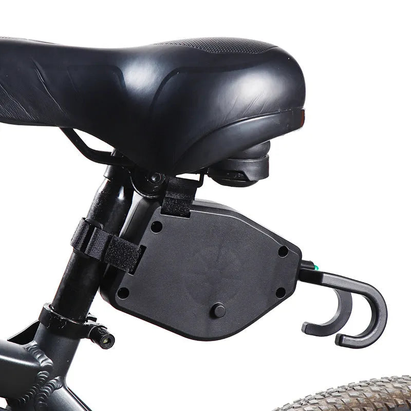 Black plastic bicycle trailer rope for mountain bike to child trailer connection