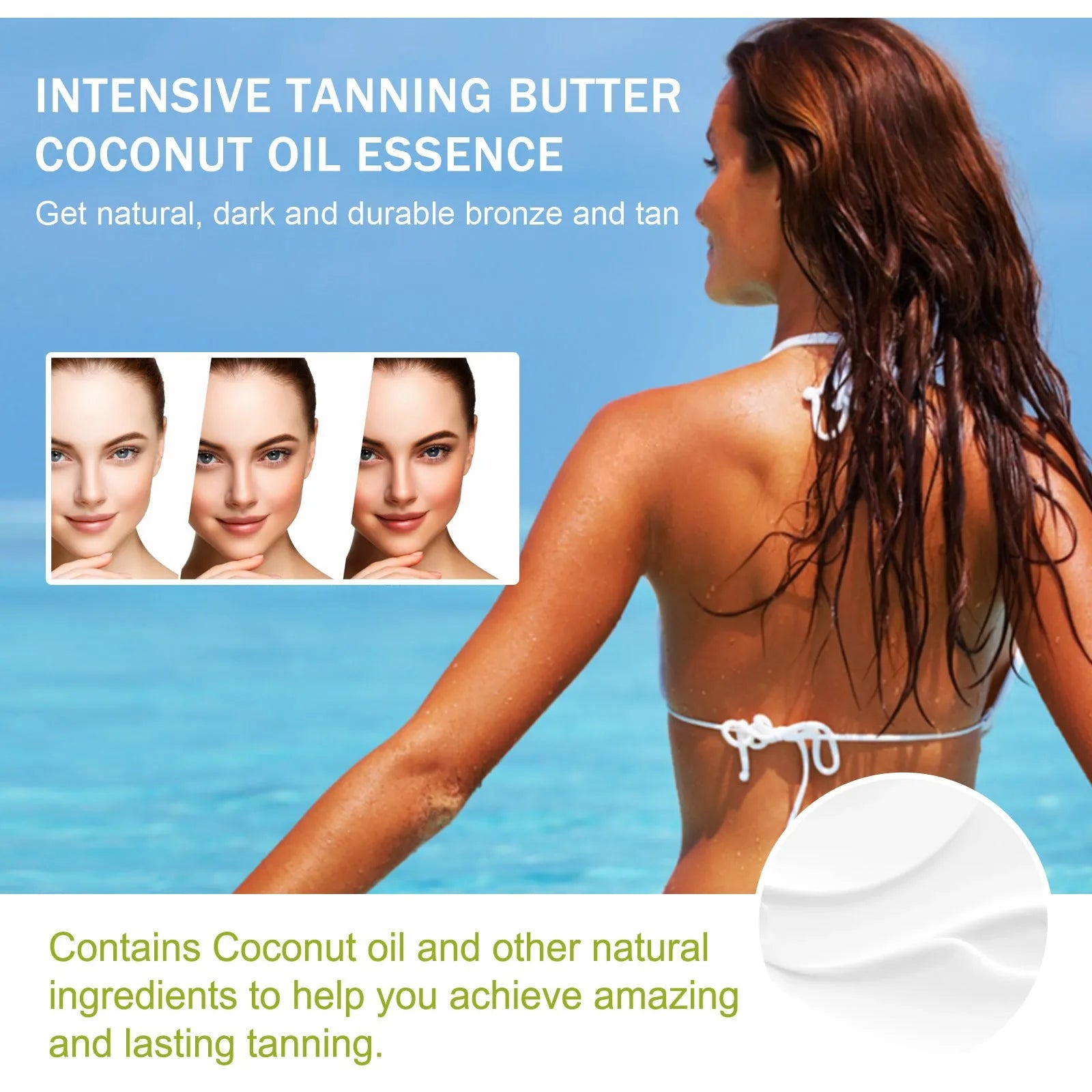 100g Coconut Black Frost outdoor skin protection cream with natural oils