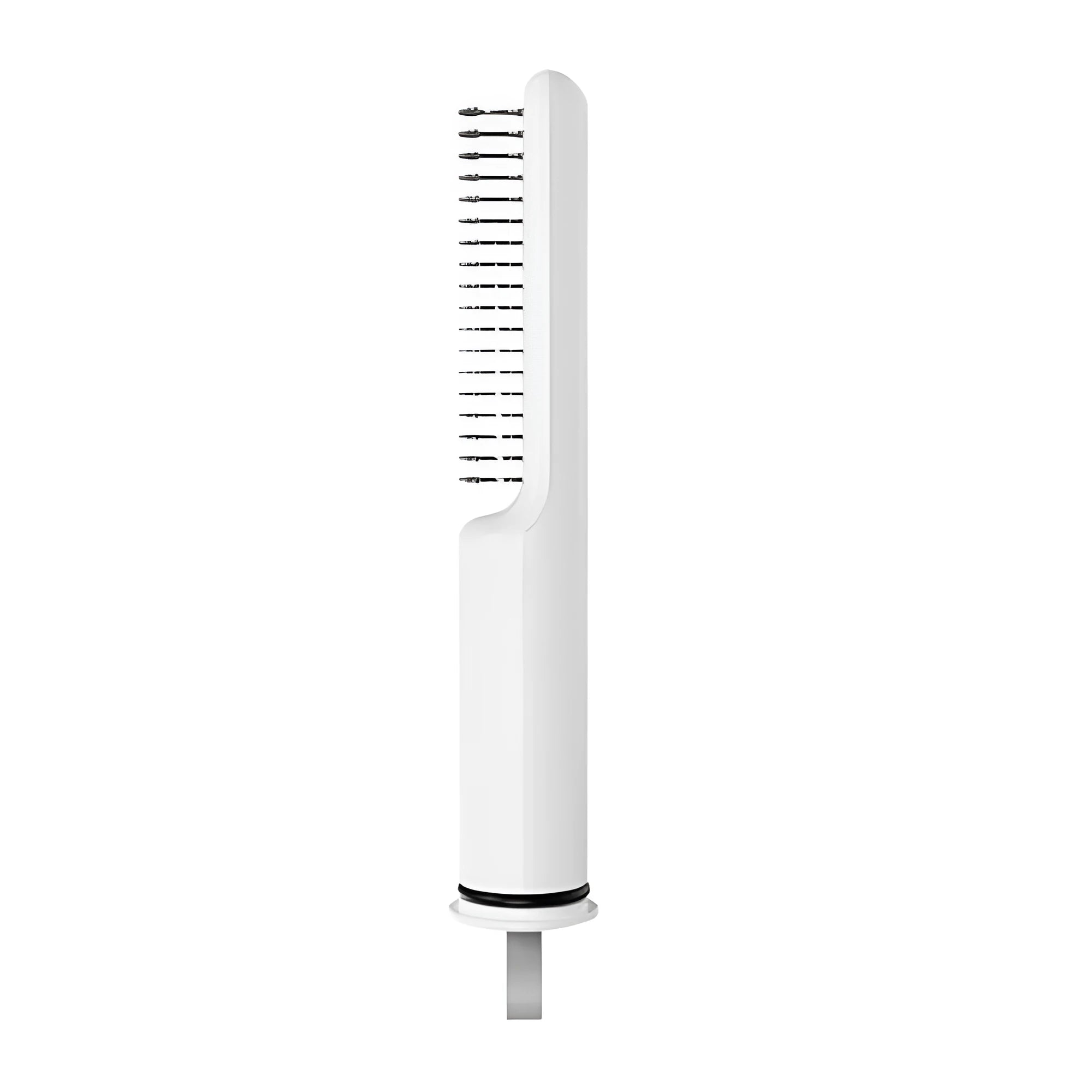 Stainless steel pet dematting comb with ergonomic handle for removing knots from dog coats