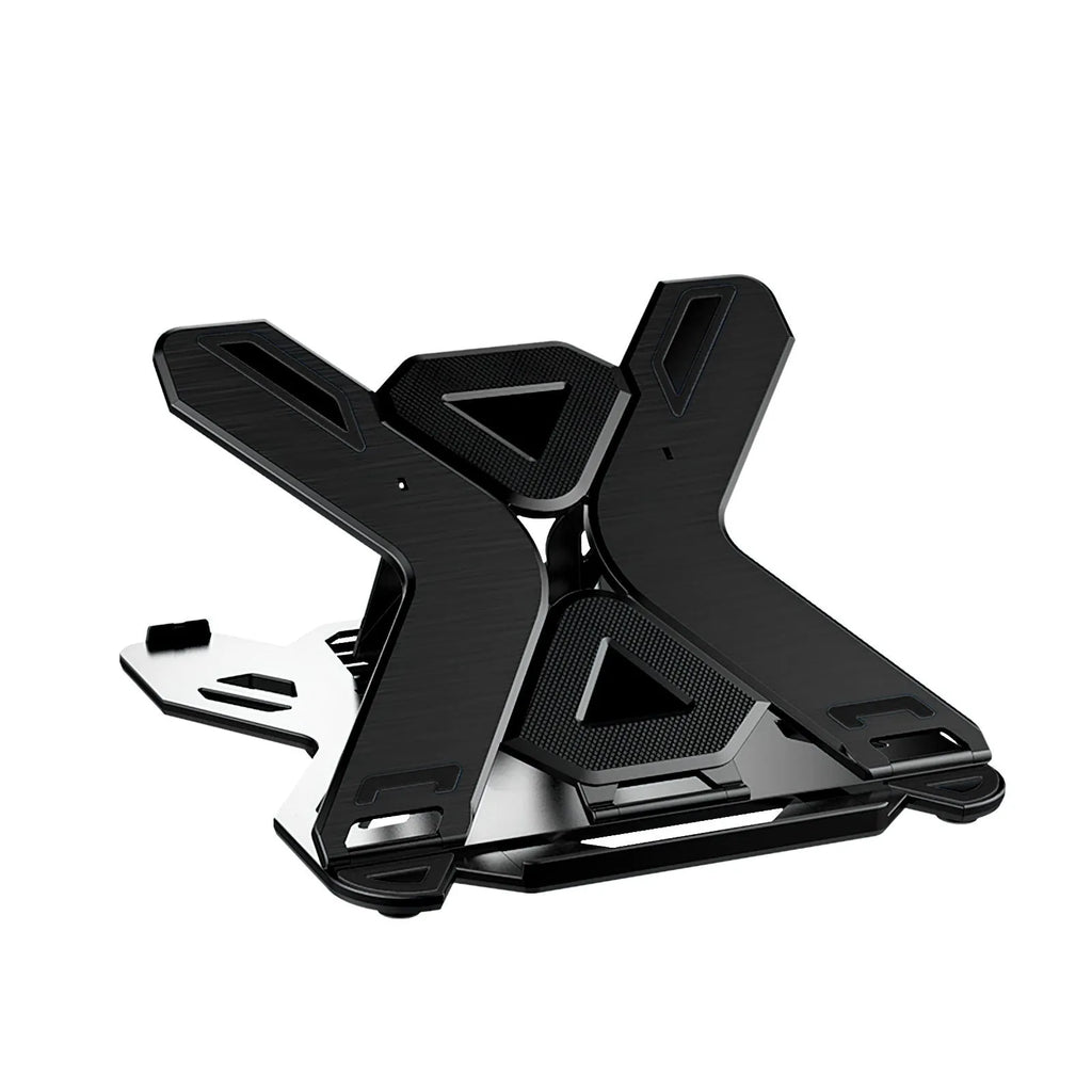 ABS plastic laptop cooling bracket 300x200mm in black or white with optional rotating base