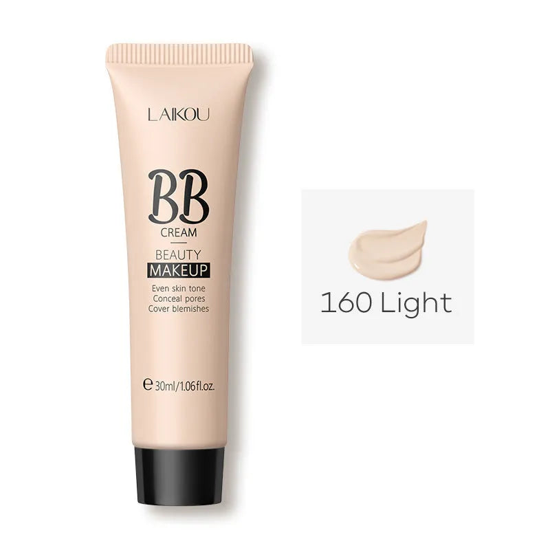 Natural Makeup Hose BB Cream 30ml tube with nine skin tone shade options showing concealer properties