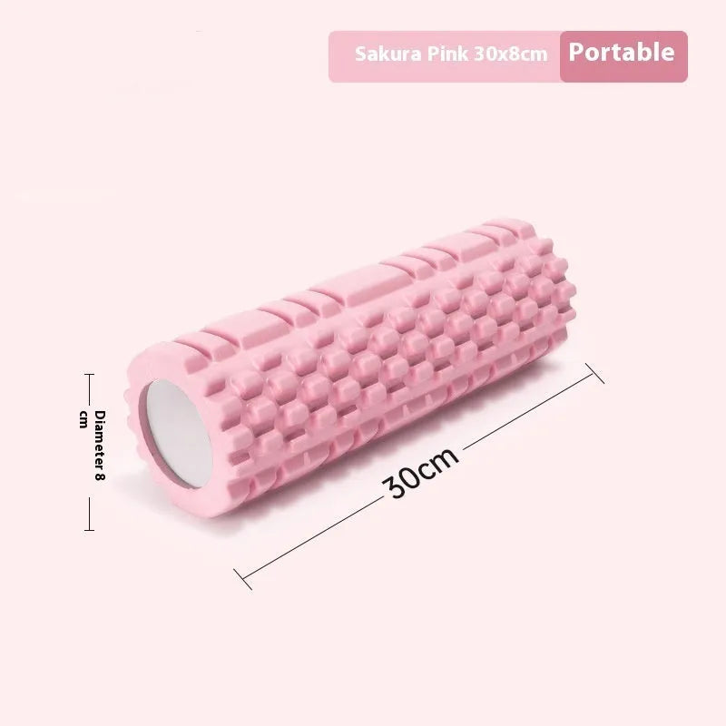 EVA foam roller for fitness recovery in multiple diameter and colour options