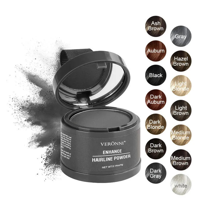 Hairline powder for shadow repair and skin tone correction in 14 colour shades