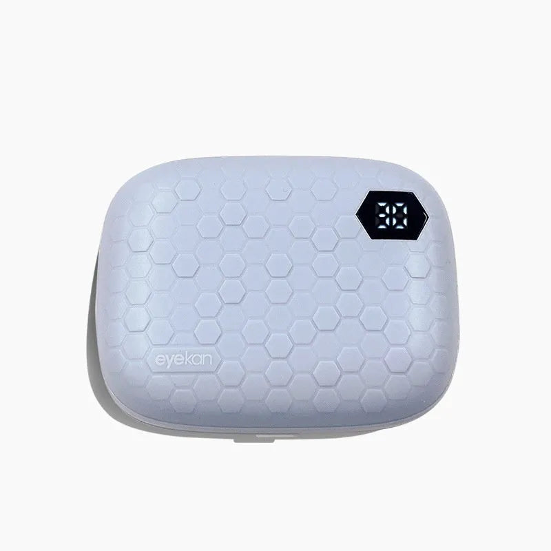 Automatic ultrasonic cleaning machine for invisible glasses in pearl white colour