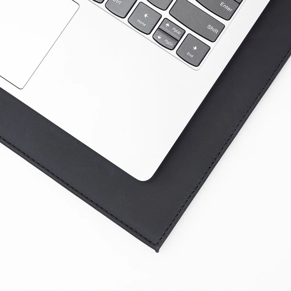 Heat-insulating anti-radiation printing tablet pad 70x30cm in black colour on desk