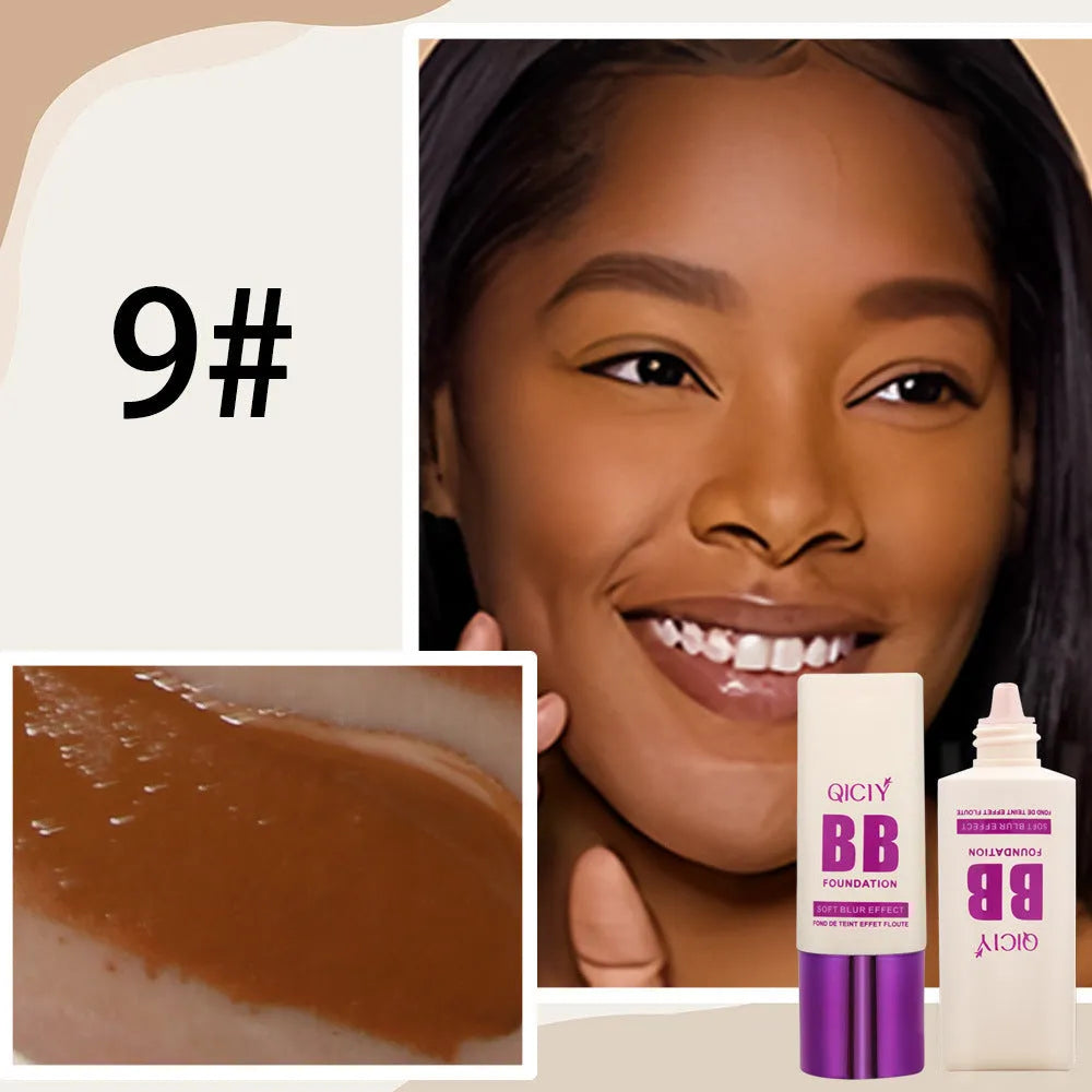 Feeding bottle style BB cream liquid foundation concealer in ten different shade colours.