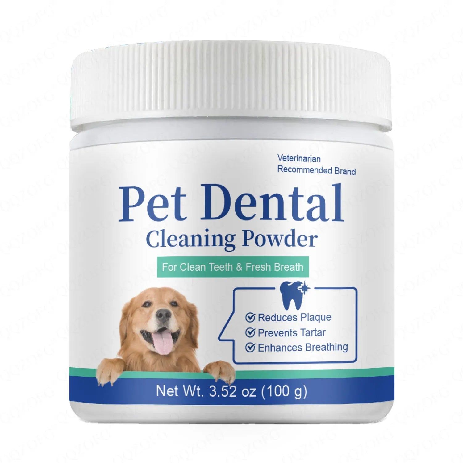 Pet teeth cleaning powder 100g default colour container
