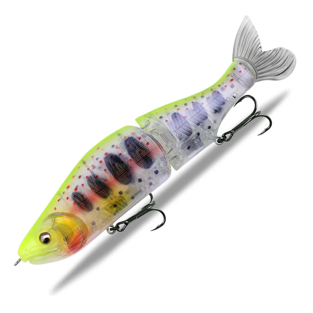 185mm hard plastic fishing swim bait lure for bass fishing in one of fifteen colour options