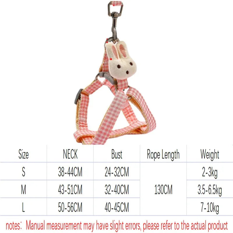 Small dog harness with quick release nylon straps in multiple colour options