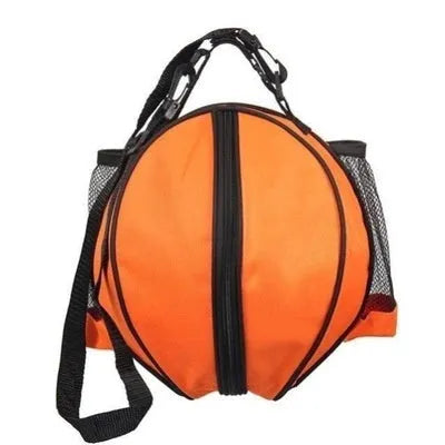 Oxford cloth basketball bag with 9L capacity showing one-shoulder and two-shoulder carrying options