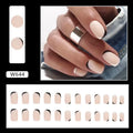 Black and white frosted nail art stickers with mandarin duck colour pattern design