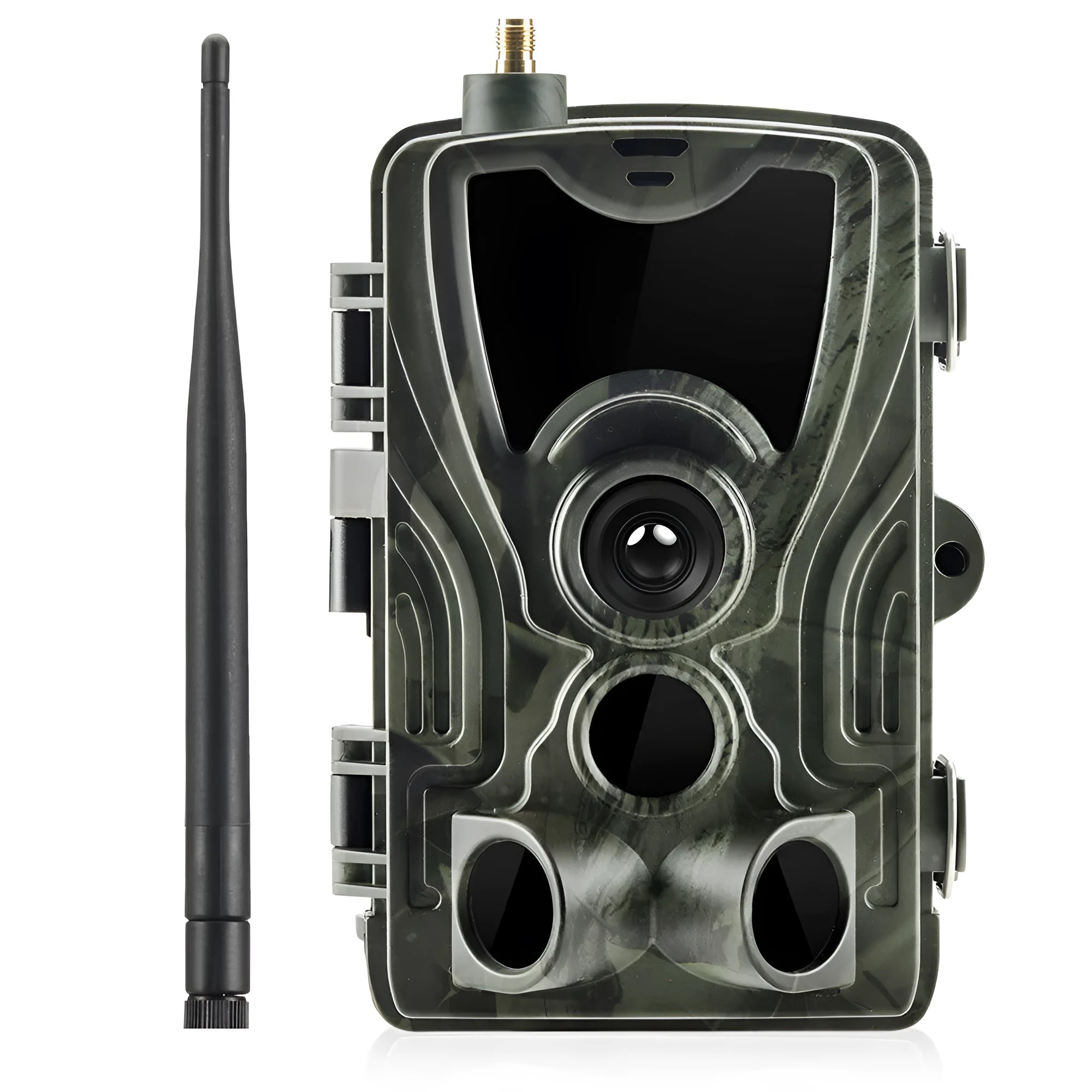 HC801M outdoor camouflage surveillance camera with wide-angle lens on waterproof ABS housing