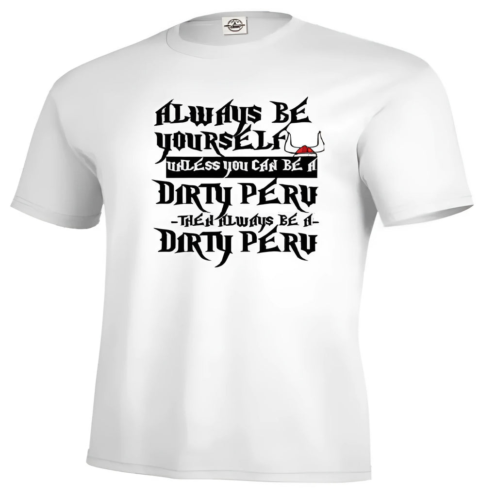 Men's solid white short sleeve casual T-shirt on a hanger