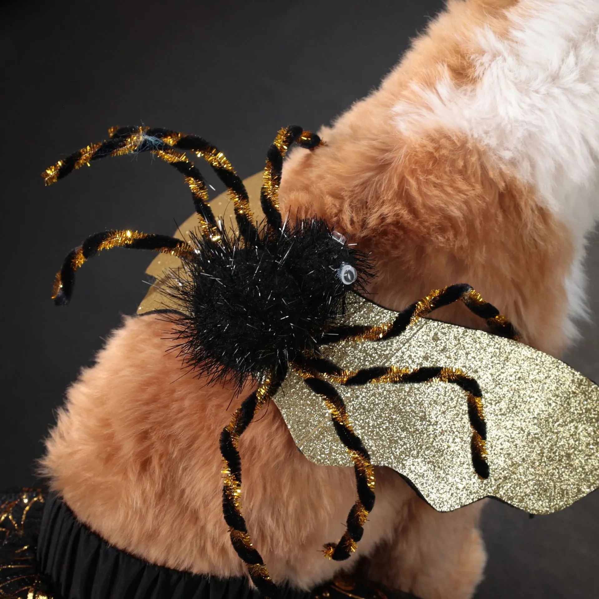Polyester dog Halloween costume suit in uniform design available in four sizes