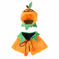Halloween pumpkin pet cloak reversible design for dogs and cats with plush material