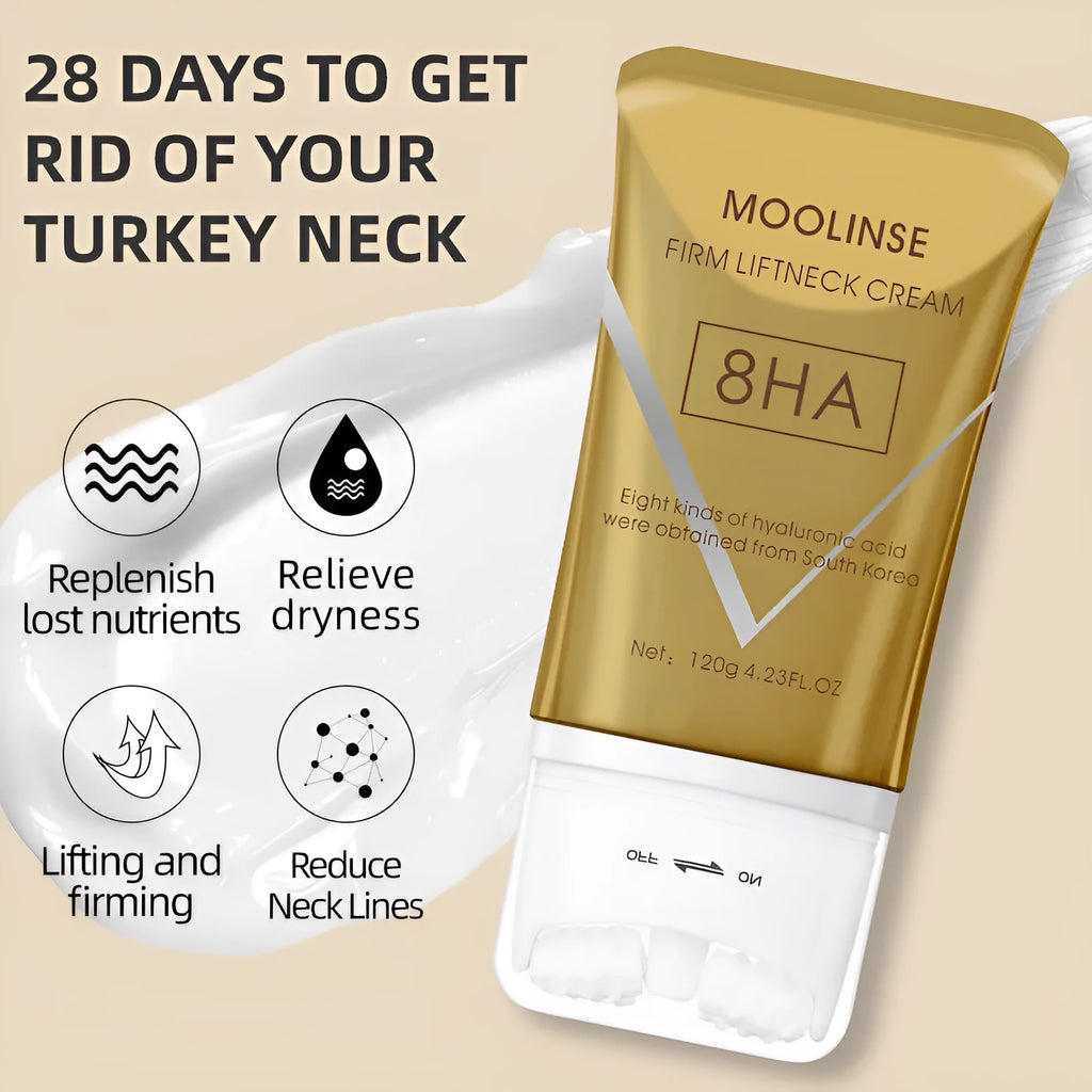 120ml neck cream bottle for lifting and firming massage application