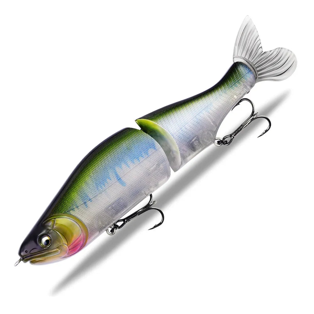 185mm hard plastic fishing swim bait lure for bass fishing in one of fifteen colour options