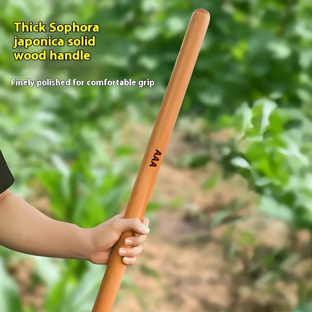 Locust wood square axe handle for replacement, shown in various lengths for wood chopping tools.