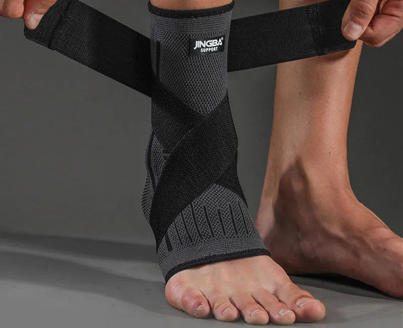 Sports ankle support in black, green or orange for basketball, running and outdoor activities