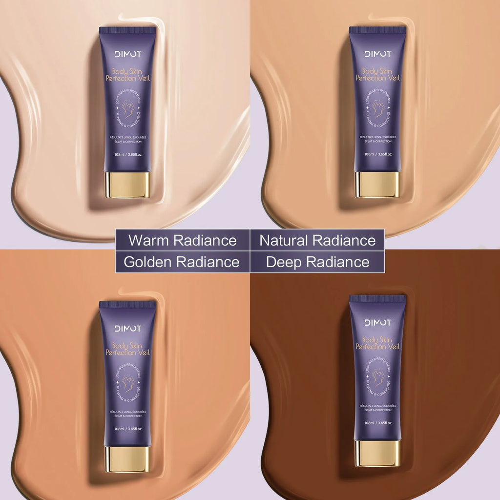 Waterproof body concealer cream pot and brush for covering tattoos and birthmarks.