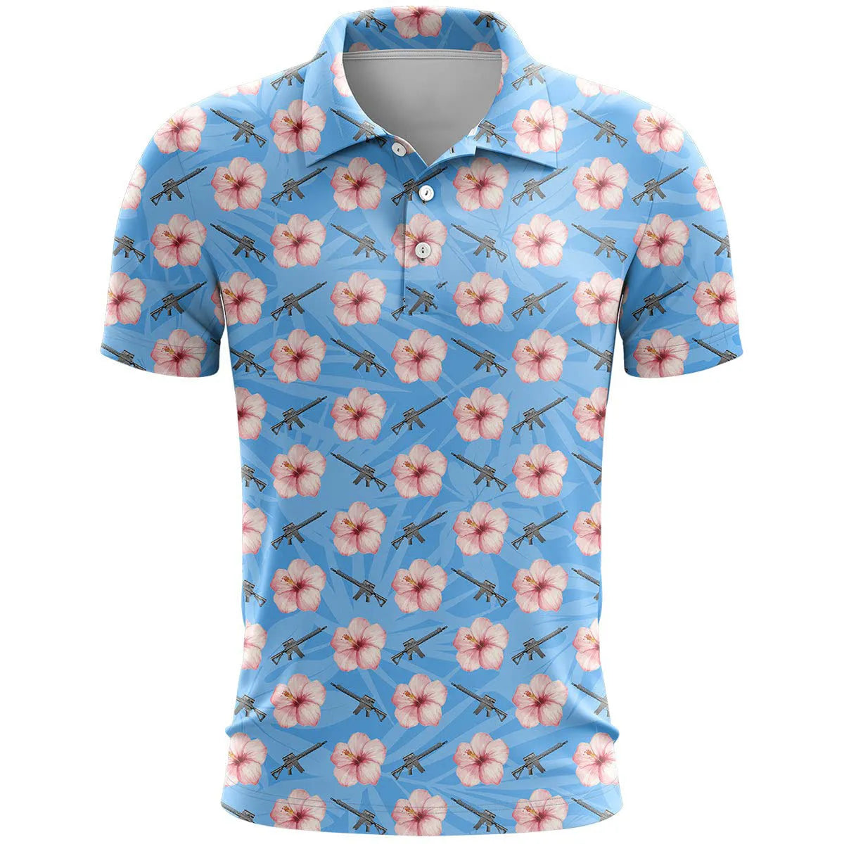 3D printed short sleeve leisure top in loose fit with bird eye cloth fabric