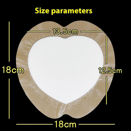 Large skin tone silicone foam bedsore sticker for pressure sore prevention
