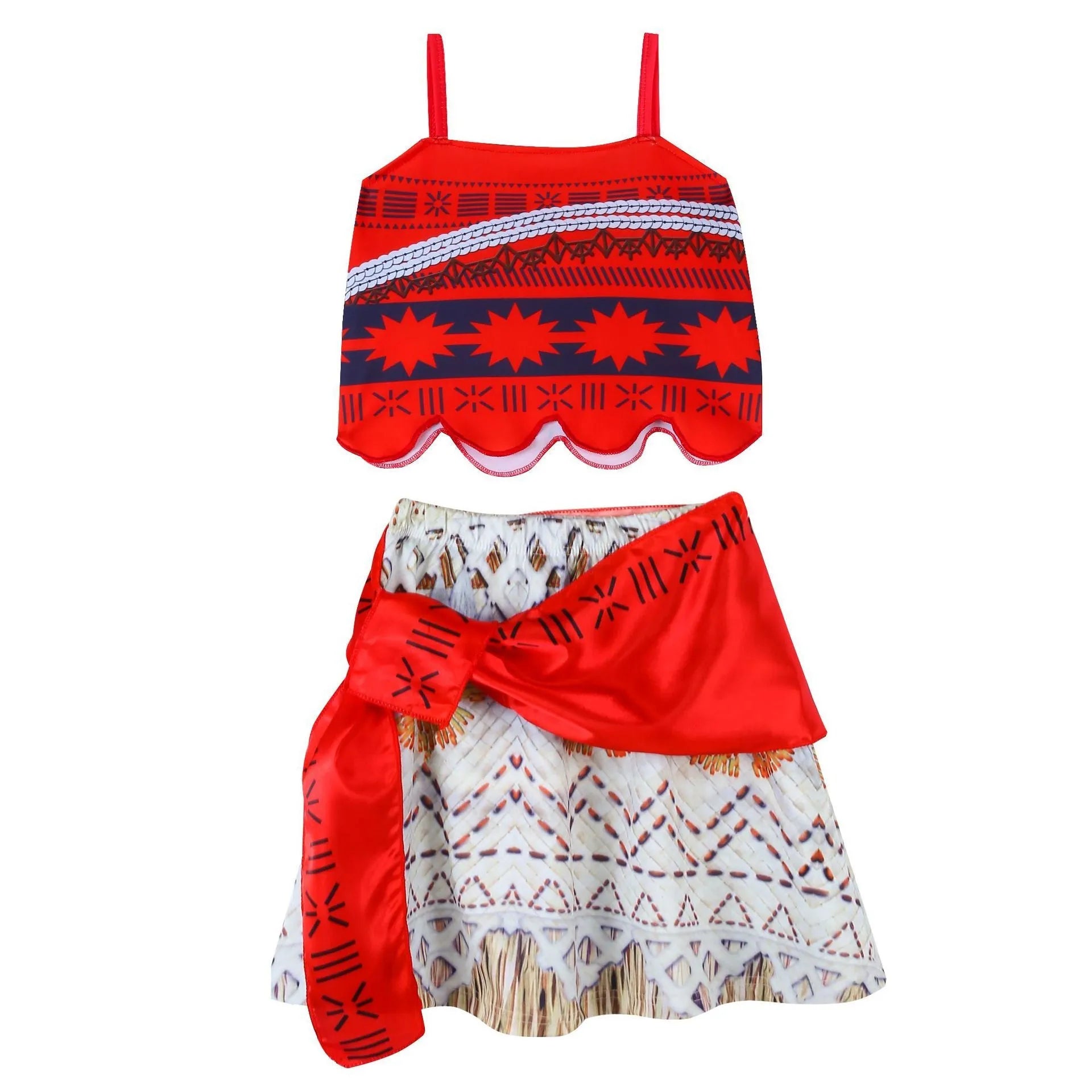 Child's performance costume two-piece set in graph colour acetate fiber with coat and skirt