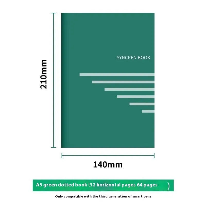 64-page loose leaf notebook refill paper with Zodiac Forest Paper and writing instrument refills