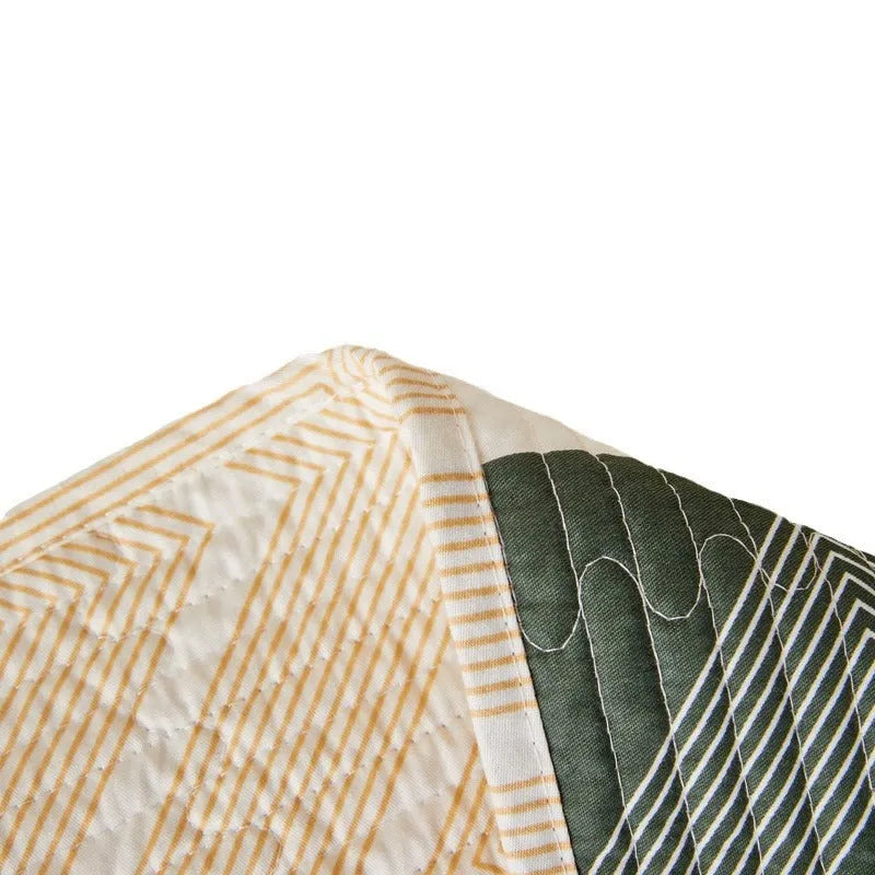 Pure cotton printed bed sheet set in modern simple design for 2.2 metre beds