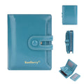 Women's PU leather card holder wallet available in multiple colours with polyester lining