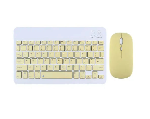 Compact Bluetooth keyboard for tablet with 78 keys in elegant white colour option