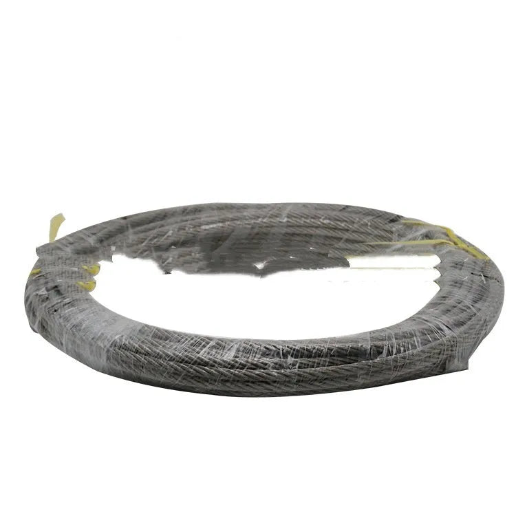 Children's outdoor pulley slide rope set with 10m cable, alloy steel pulley, and safety hardware