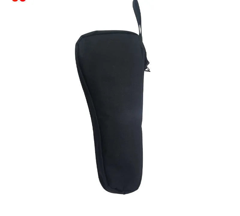 Black cloth storage bag for mobile phone stabilizer accessories with portable design