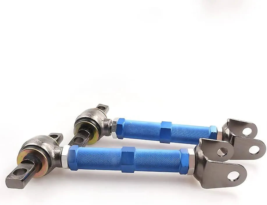 Blue and red aluminium alloy rear wheel recliner kit for Honda Civic EP3 suspension modification