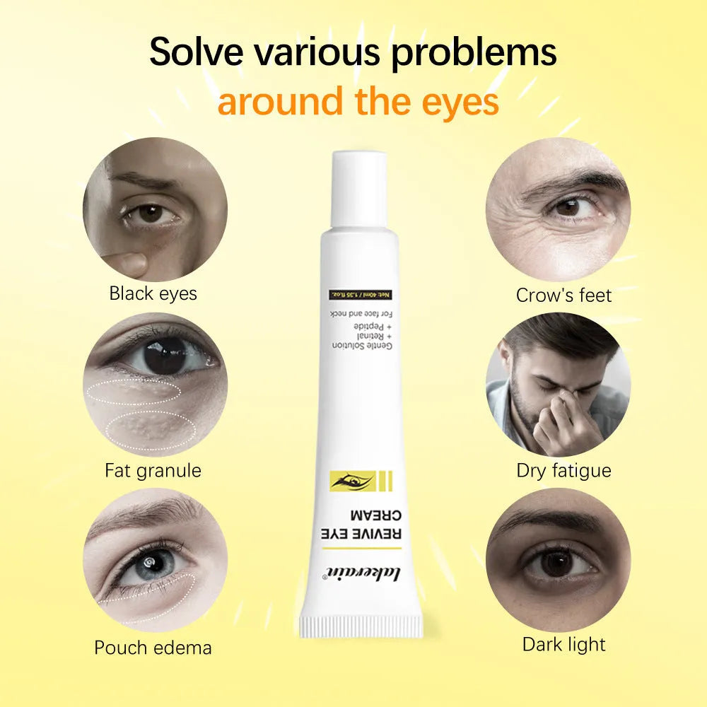 40ml retinol eye cream jar for dark circles and fine lines treatment