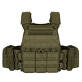 Polyester camouflage tactical vest for outdoor training and shooting sports in free size