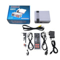 NES 8-bit retro game console with two controllers in compact 18.3x14.3x7cm design