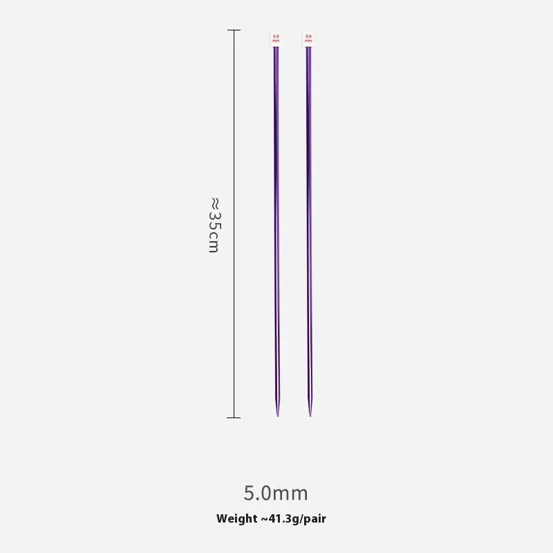 Complete crochet hook set showing 14 different sizes from 2.0mm to 10.0mm with protective caps